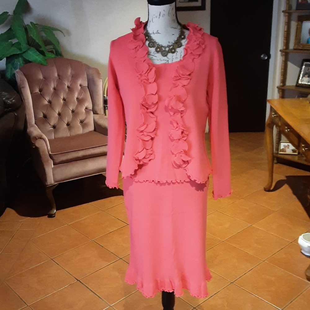Vintage DANE LEWIS 3 Piece Set Pink - Picture 2 of 12